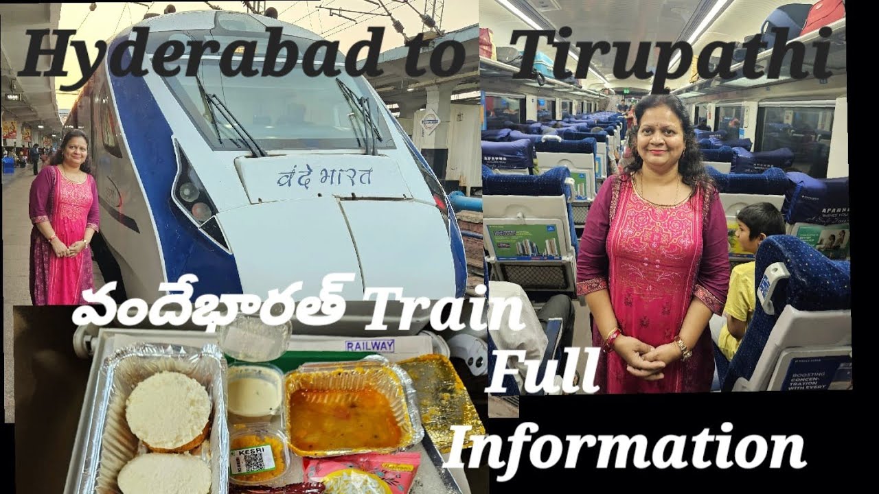 హైదరాబాద్ నుండి తిరుపతి కి Vandhebhaarath train Experiance full information చూడండి #Vandebharath