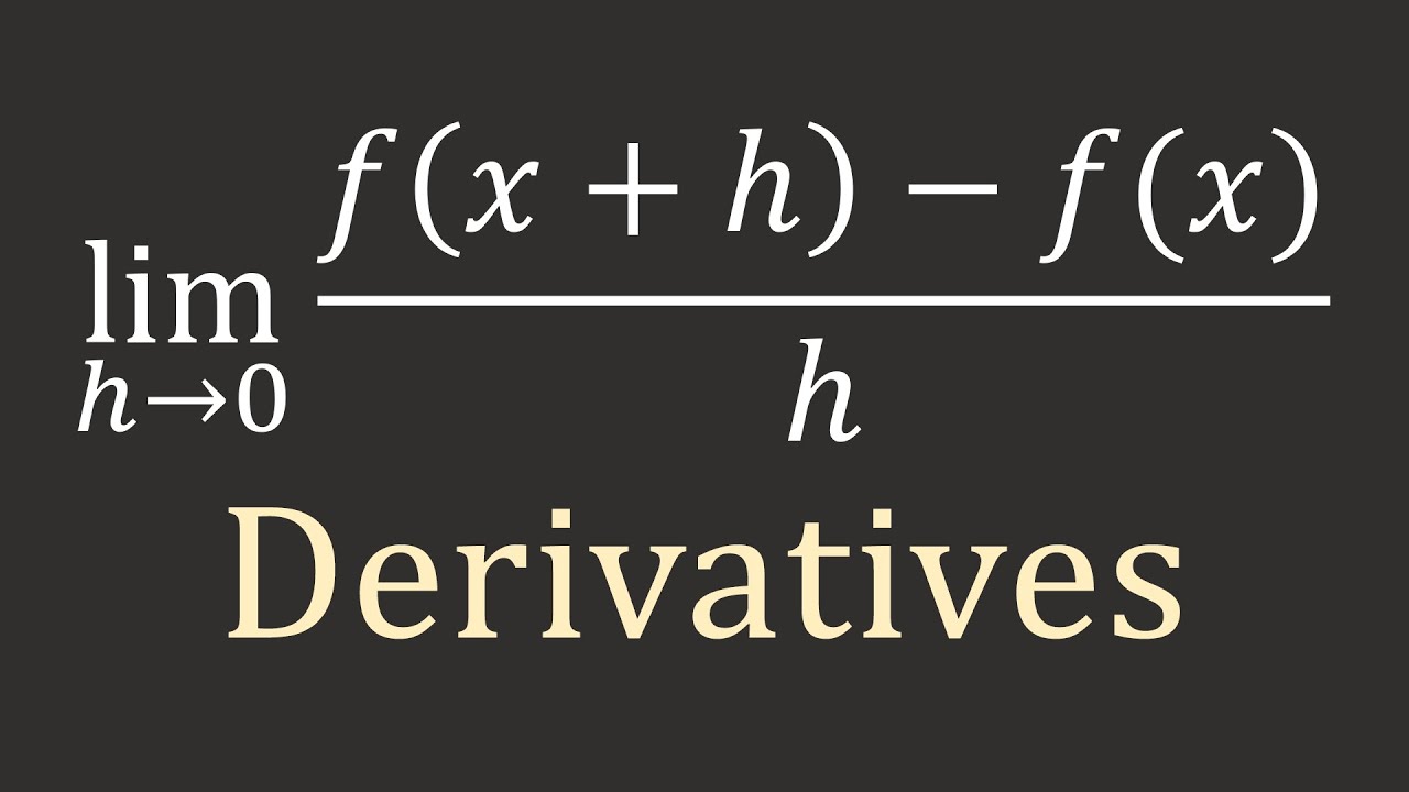 Calculus I: Derivatives and Rates of Change