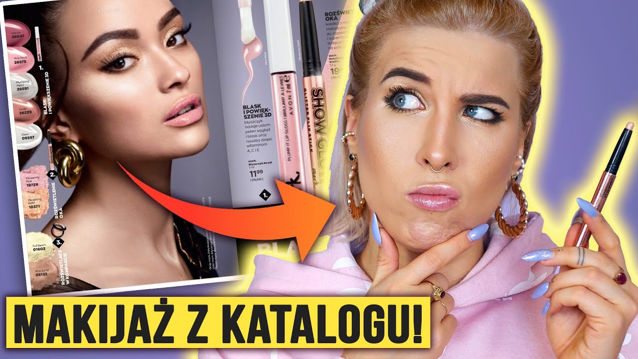♦ Odtwarzam makijaż z katalogu Avon! 😱Czy wygląda podobnie? ♦ Agnieszka Grzelak Beauty