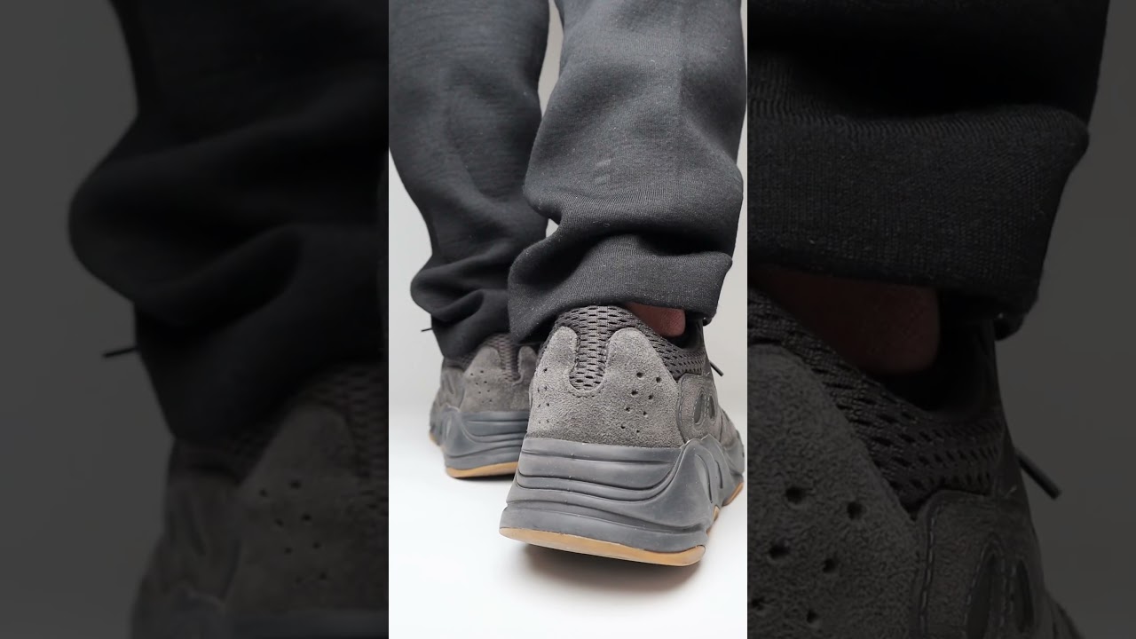 On feet look 👀 👣 of the adidas Originals Yeezy Boost 700 V1 'Utility Black' ⚫️⚫️⚫️