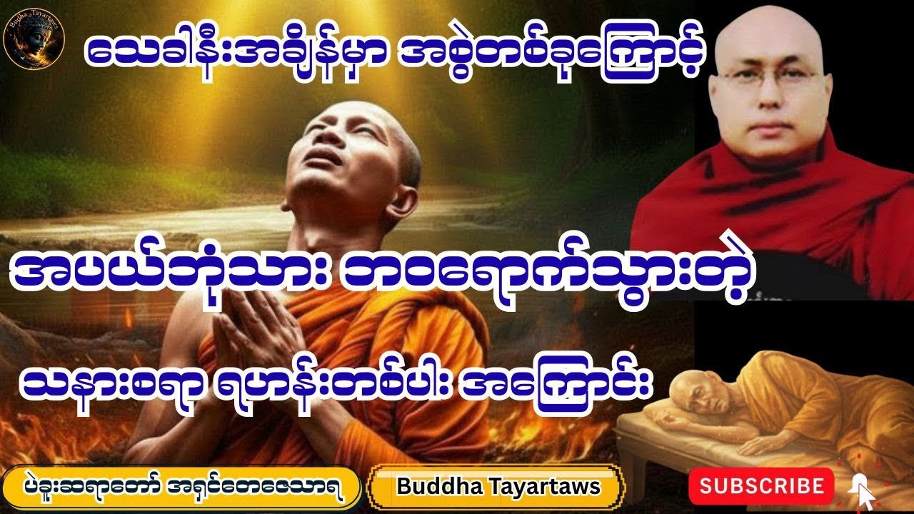 #သေခါနီးအစွဲတစ်ခုကြောင့် အပယ်ဘုံသားဘဝရောက်သွားတဲ့ရဟန်းတစ်ပါး#views #ပဲခူးဆရာတော် အရှင်တေဇောသာရ#duet 