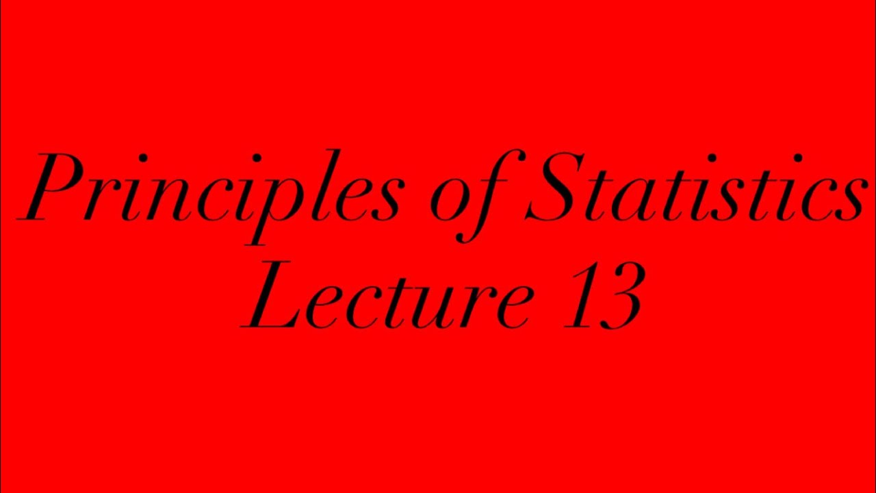 Principles of Statistics | Discrete Random Variables ( Part 1 )