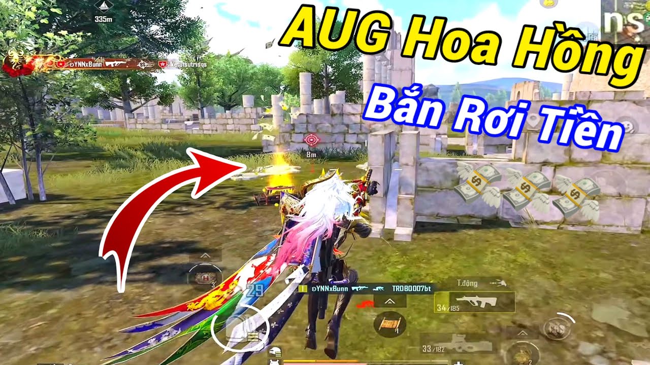 PUBG Mobile | Skin AUG Hoa Hồng - Bắn Rơi Tiền Vẫn Đẳng Cấp Nhất 😍