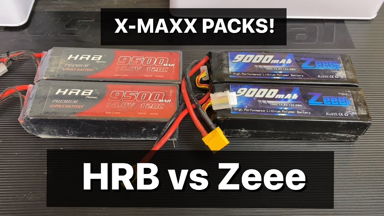 HRB 9500 kontra Zeee 9000! Akumulatory X-MAXX!