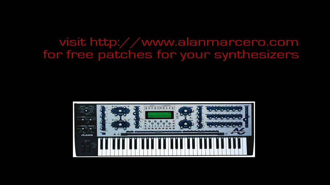 Analog Synthesizer Alesis A6 Andromeda Trance Patches Audio De