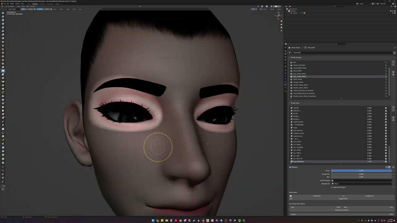 Unified Expression Face Tracking Blender Tutorial