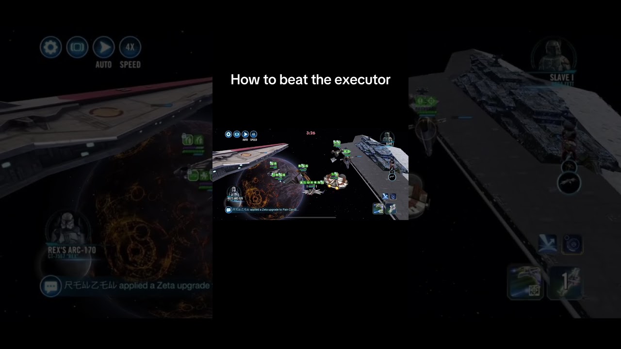 Endurance VS Executor. executor counter. #starwars #starwarsfan #jedi #gaming #swgoh