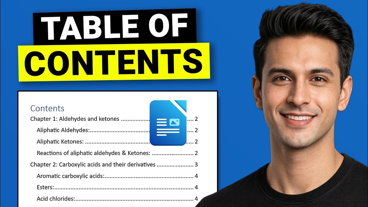 How to Create Table of Contents in LibreOffice Writer