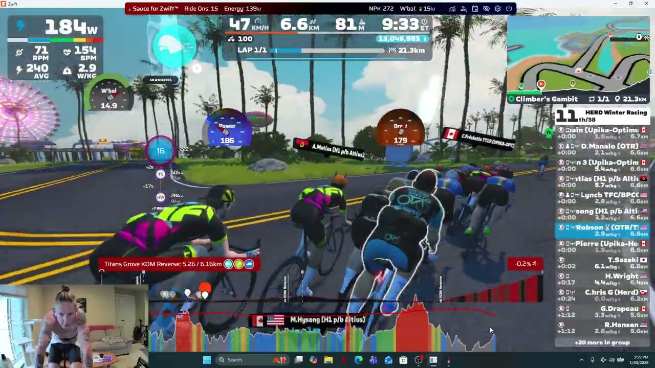 HWR - CLIMBERS GAMBIT - 350PMPT JAN 30 2026