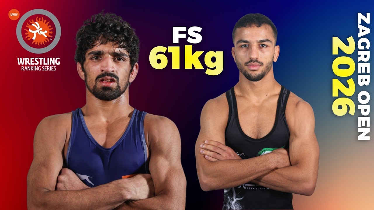 Reza Hossein MOMENIJOUJADEH (IRI) vs Aman AMAN (IND). Zagreb Open 2026 | Round 2 | FS 61Kg