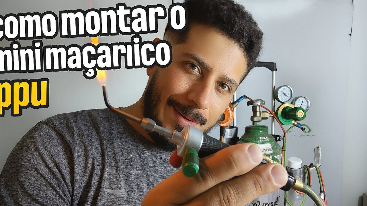 Como montar o mini maçarico ppu da china  #maçarico #caneta #ppu #brasagem #dicas #dye #brasagem 