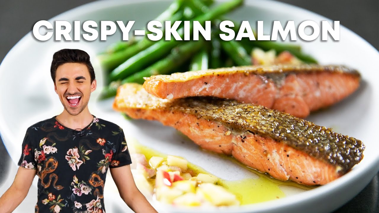 super crispy salmon recipe enclosed !! | FlamBa&eacute;