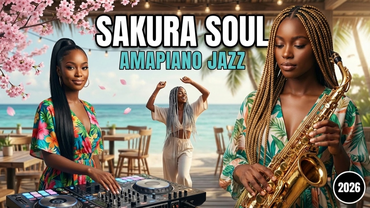 Sakura Soul | Amapiano × Afro-R&B Sax Mix 🌸 Smooth Rooftop Vibes [10 Hours]