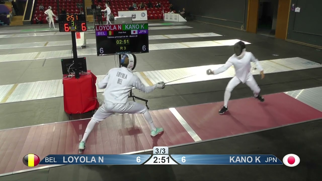 2022 104 T64 29 M E Individual Tbilisi GEO WC RED KANO JPN vs LOYOLA BEL