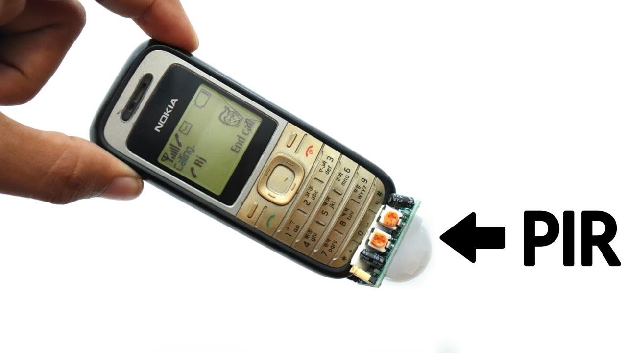 How to connect PIR with mobile phone | Super security device