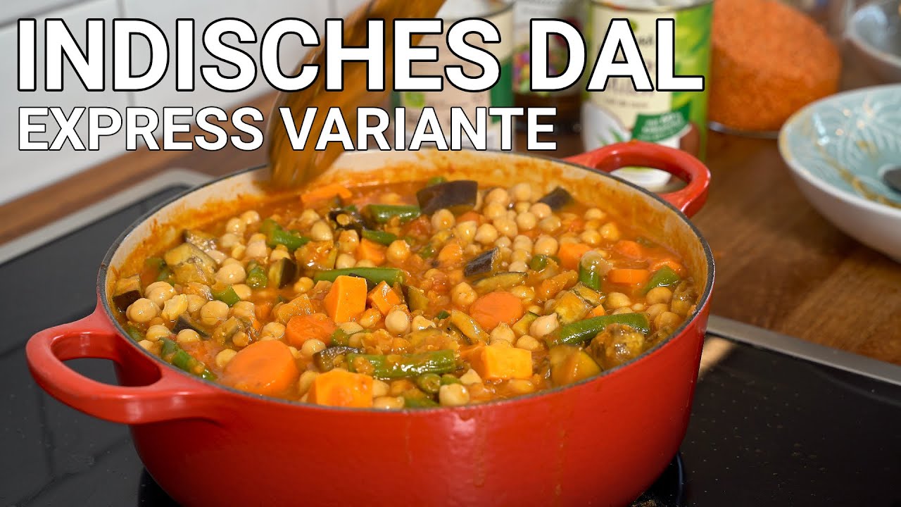 Indisches Dal mit roten Linsen - Dal selber machen schnell und lecker