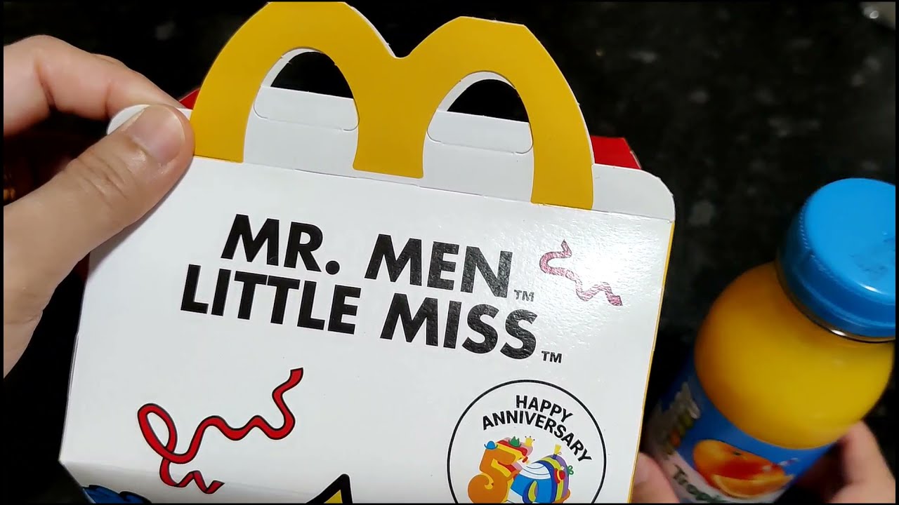McDonald's UK | Mr. Men and Little Miss Happy Meal with Veggie Dippers - Incorrect Toy!