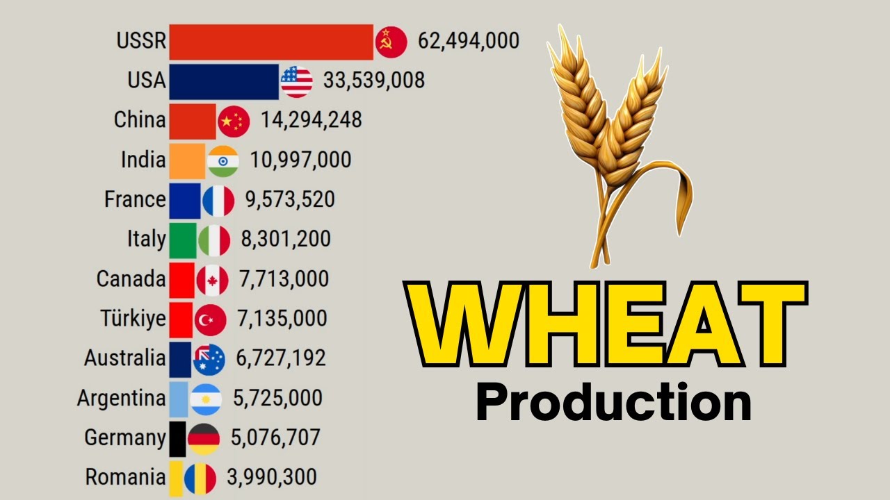WHEAT PRODUCTION WORLD STATISTICS