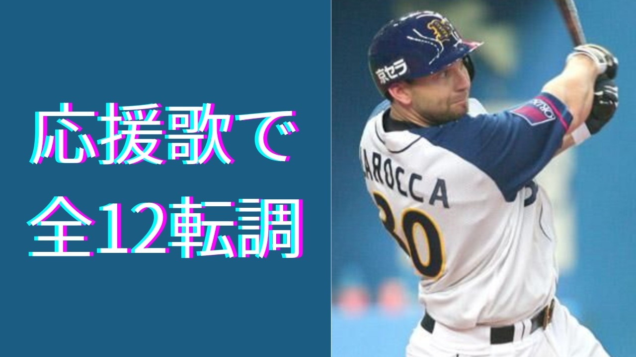 【応援歌】ラロッカ応援歌全12転調を弾いてみた/オリックス/転調