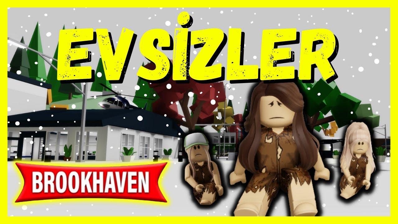😠KÖTÜ EV SAHİBİ❄️KIŞIN OTASINDA BİZİ EVDEN ATTI🏠ROBLOX Brookhaven RP🏡