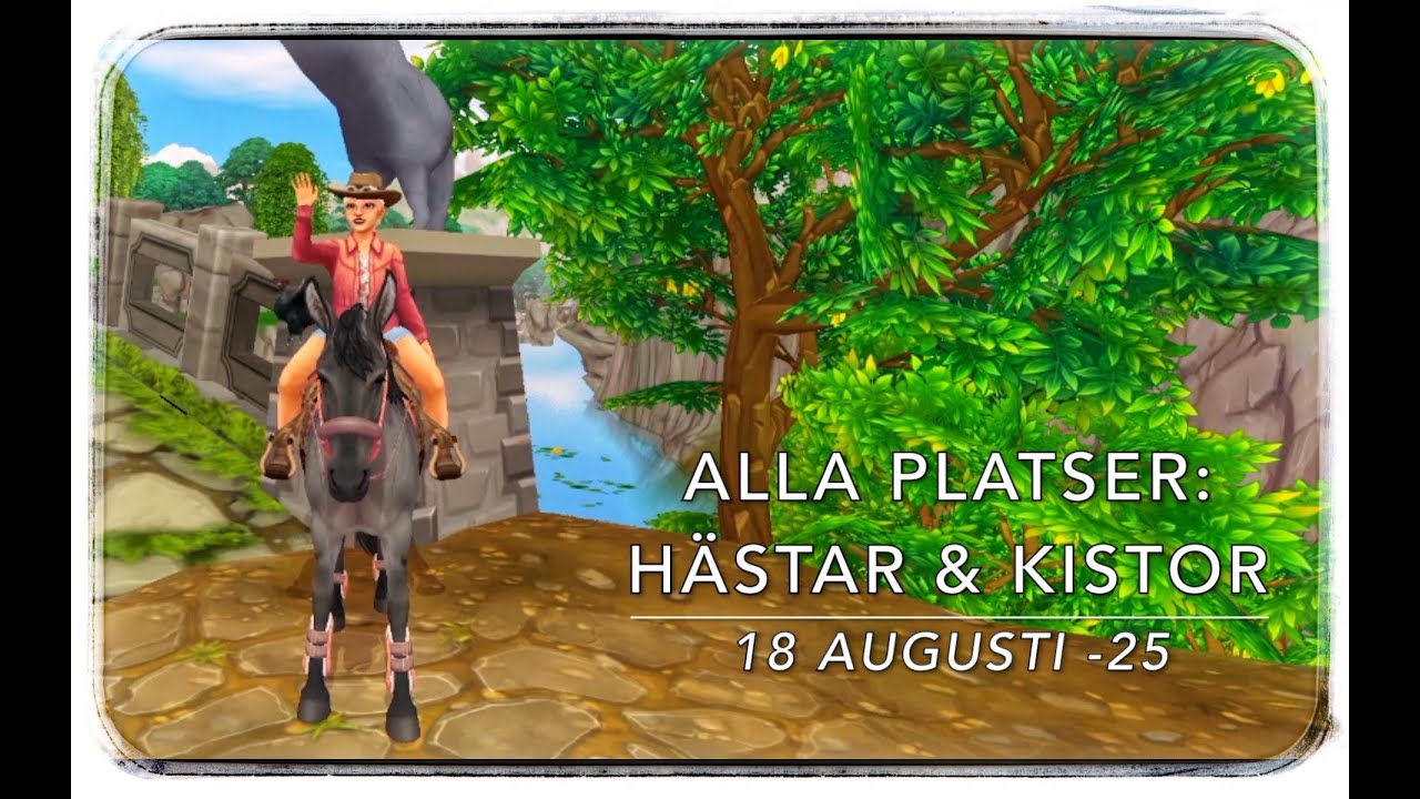ALLA PLATSER: hästar & kistor (måndag 18/8) - CAMP WESTERN // Star stable