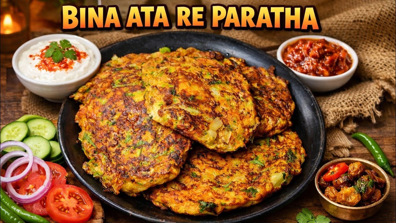 ବିନା ଆଟାରେ ସୁପର ସଫ୍ଟ ପରାଠା 😋 | Bina Atta Paratha Recipe | Easy Breakfast Recipe | tikikitchen 