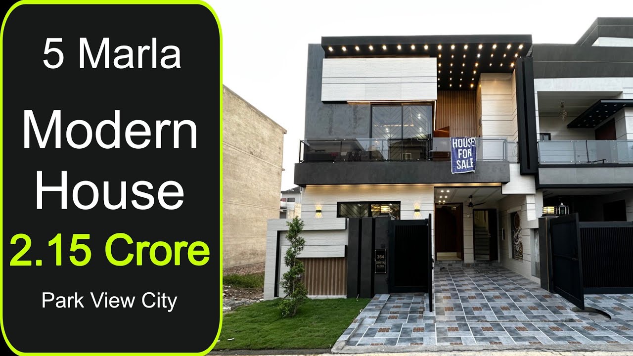Beautiful House for Sale in Lahore | 5 Marla Modern House in Park View City Lahore