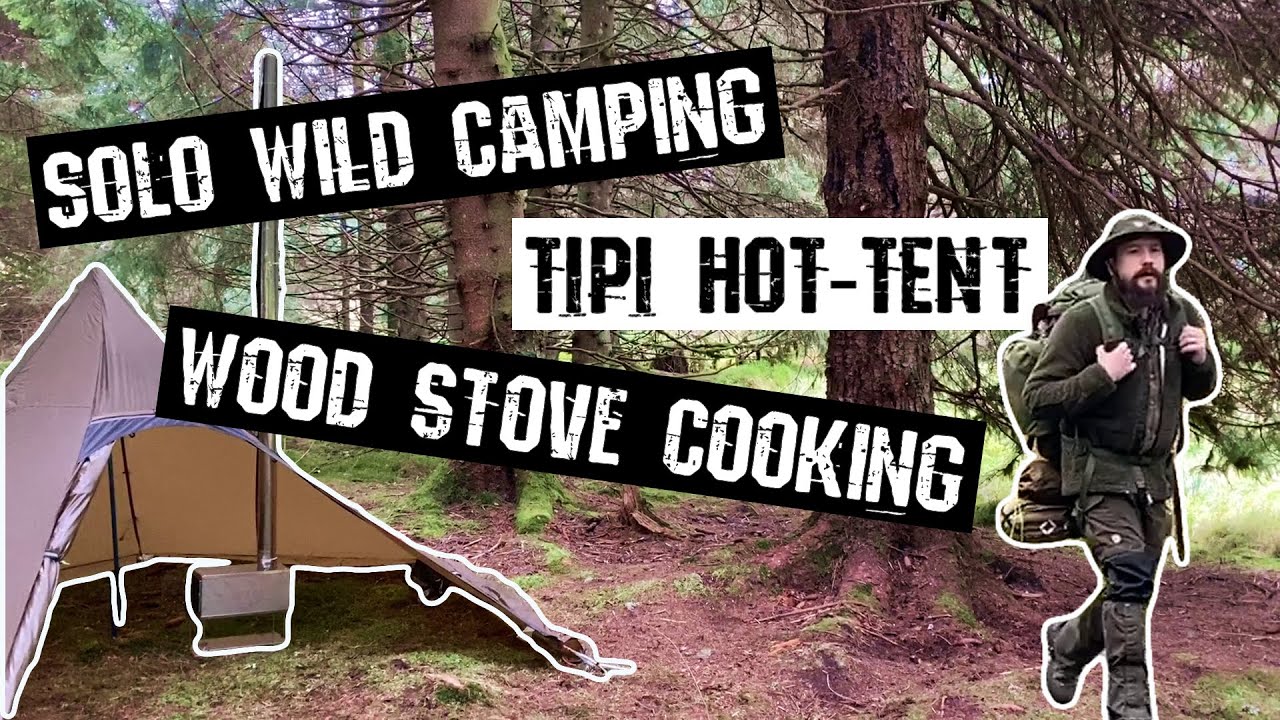 Solo Wild Camping - Luxe Hexpeak XL, Small Forest Axe, Woodstove, Grayl Geopress Filter and more!
