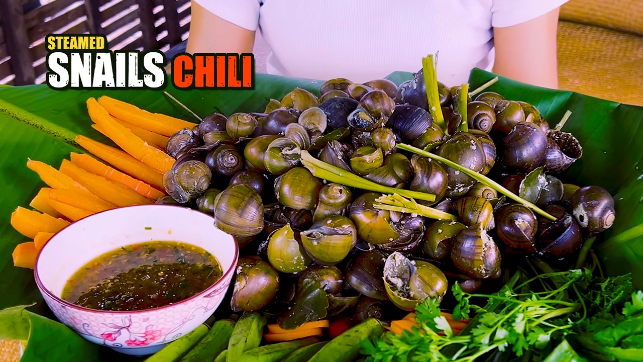 Steamed Snails with Salt & Chili Delicious
