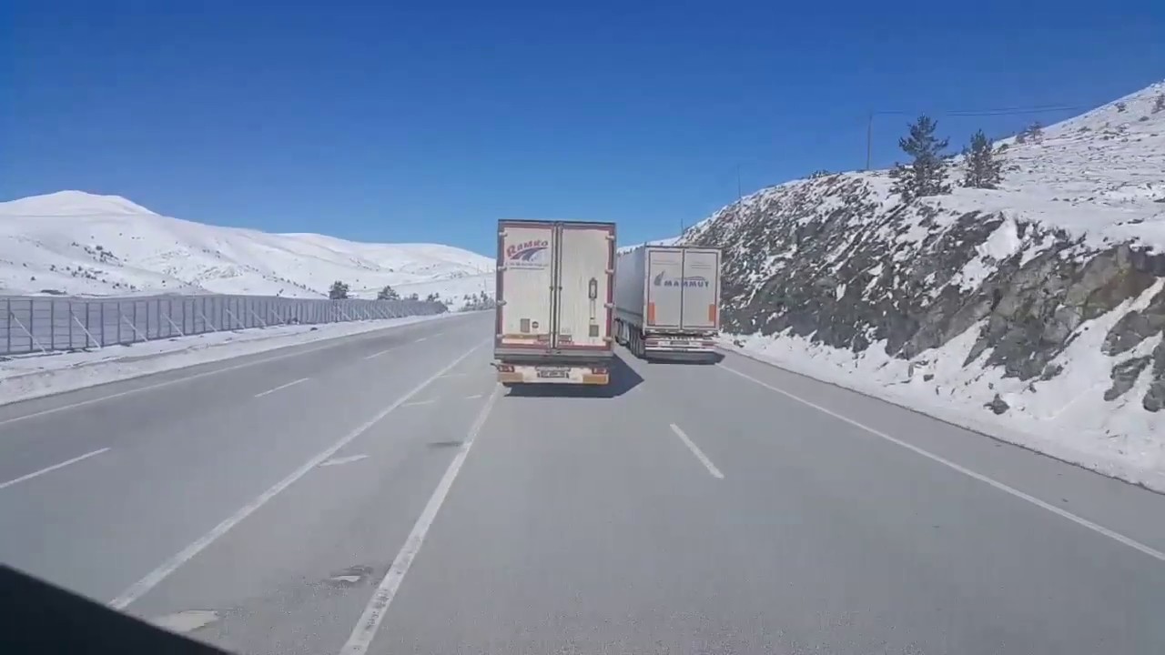 Tırcı Ortega süper kış manzarası /Erzurum Erzincan yolu  -9
