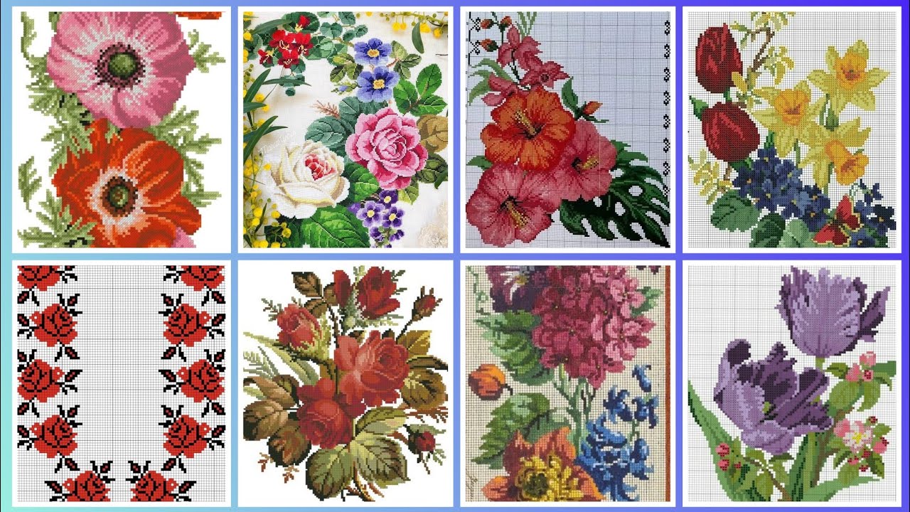 #1 Most Beautiful and Unique New Cross Stitch Patterns For Everything #CrossStitchDesign#Trend