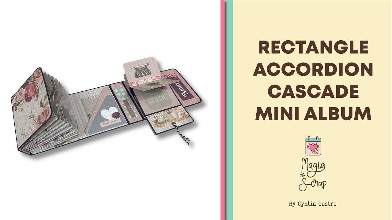 Rectangle Accordion Cascade Mini Album