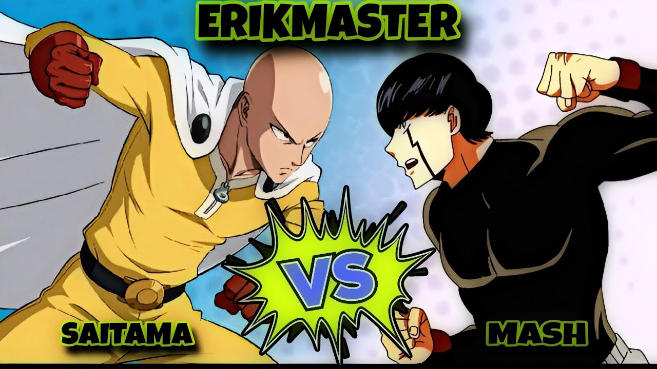 SAITAMA VS MASH | Épicas Batallas De Rap |ERIKMASTER