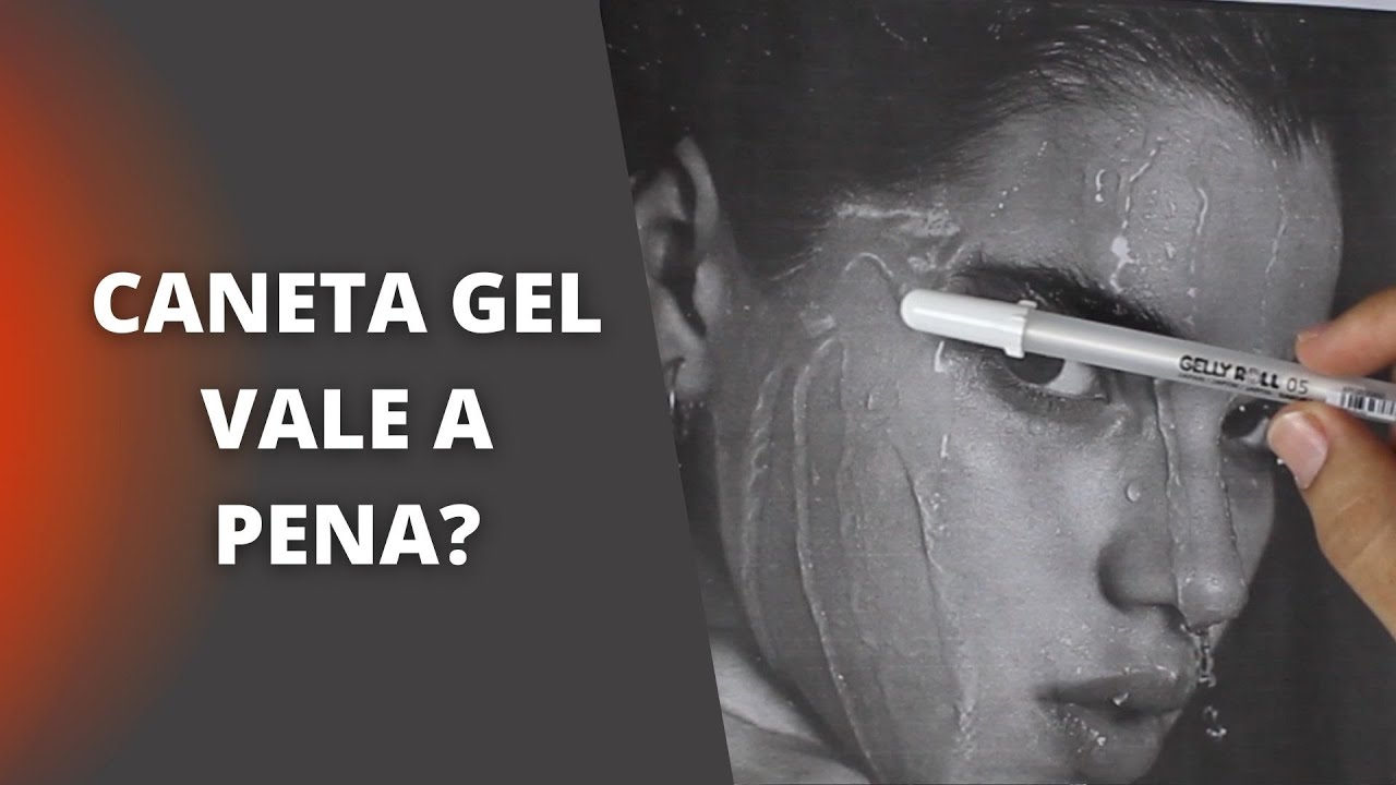 Caneta gel branca no desenho realista, vale a pena usar? como usar?