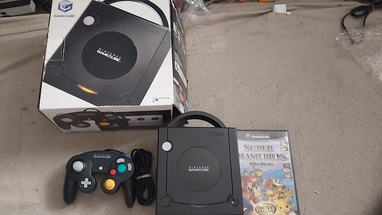 Nintendo Gamecube Jetblack Unboxing