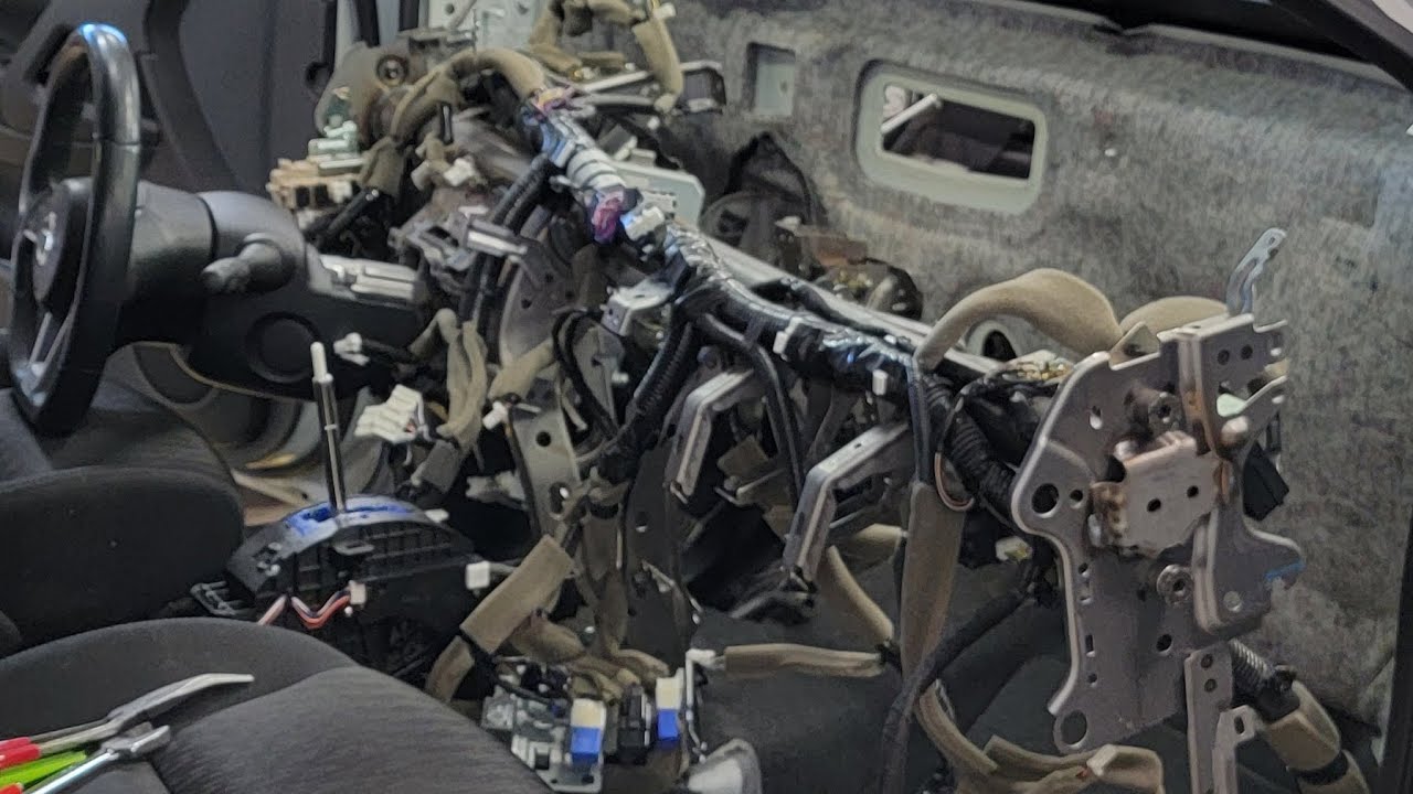 How To Remove Dash on Nissan Rogue/Replace Heater Core Step by step