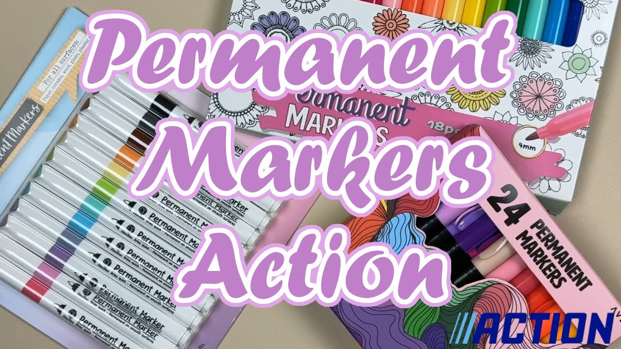 Permanent Markes || Action || Unboxing und Swatching || Test