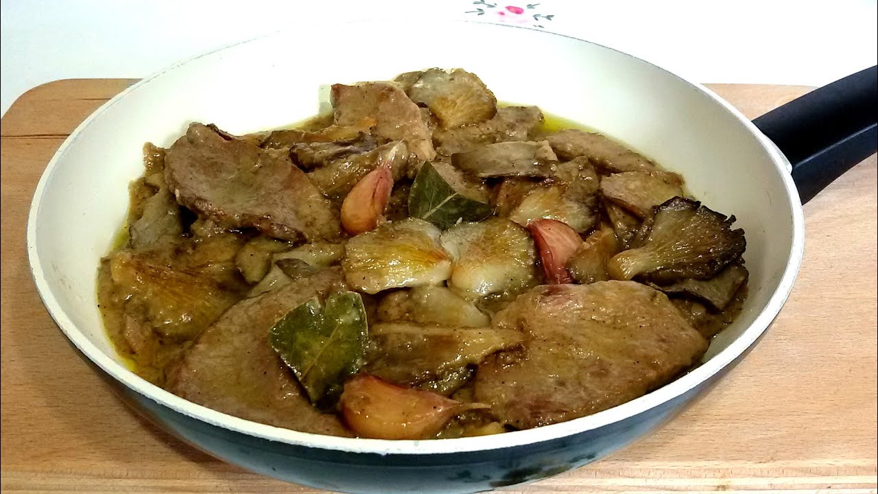 Fricand&oacute; de ternera con setas