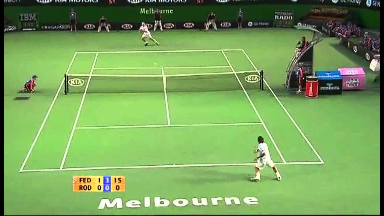 Roger Federer vs Andy Roddick 6-0 (HD)