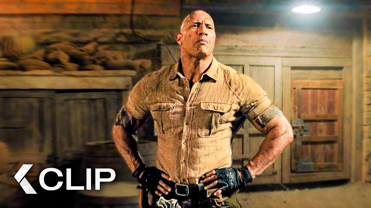 The Rock mantiene la Posición mientras Cambian de Avatar - JUMANJI: EL SIGUIENTE NIVEL Clip (2019)