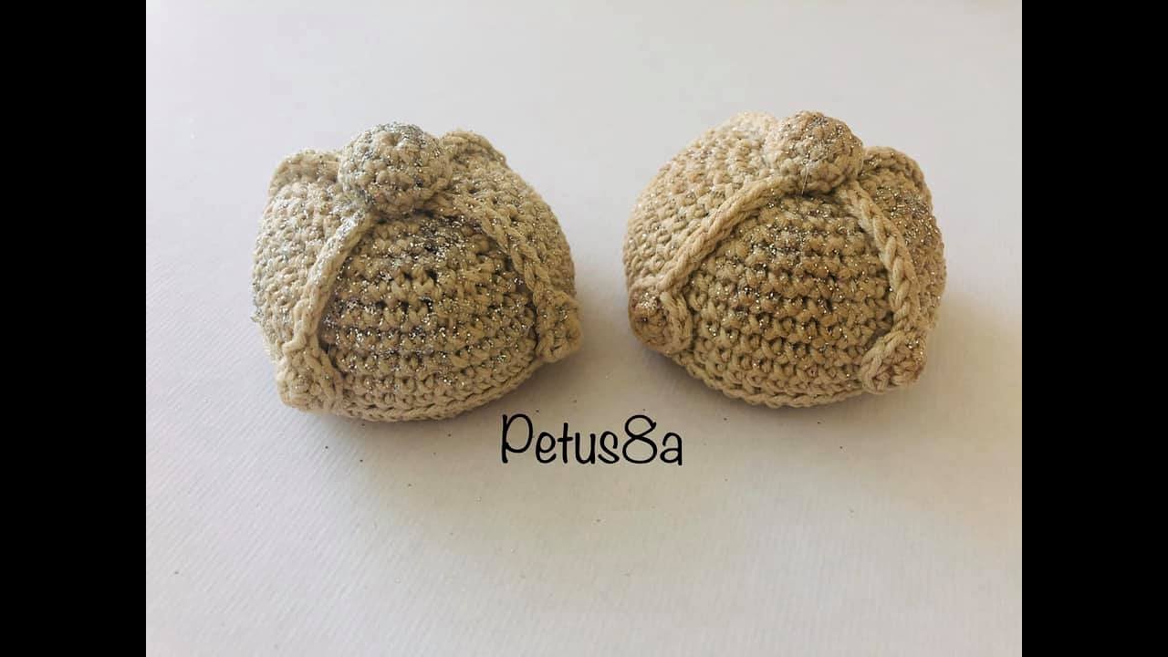 Como tejer pan de muerto en amigurumi, amigurumis by Petus
