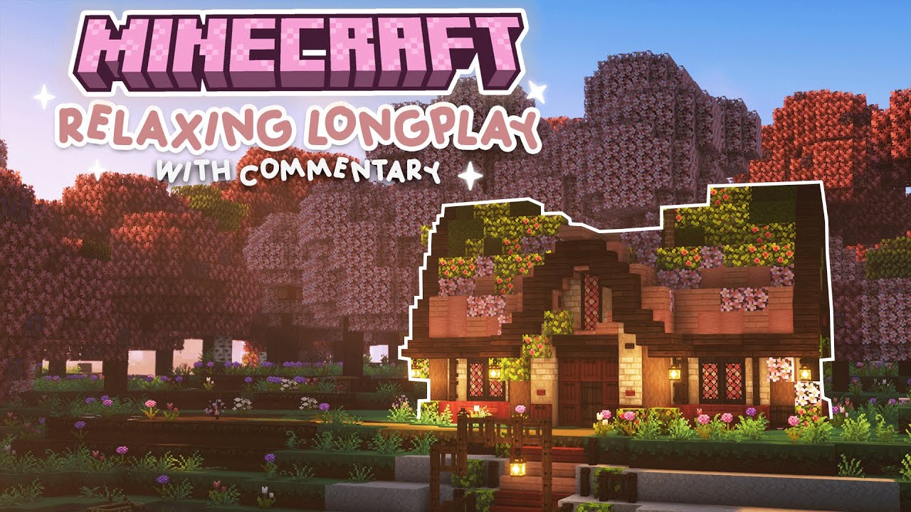 🧚‍♀️ Minecraft Relaxing Longplay 🌷 Fairycore Cottage Build [With Commentary] 🌼 Modded & Peaceful