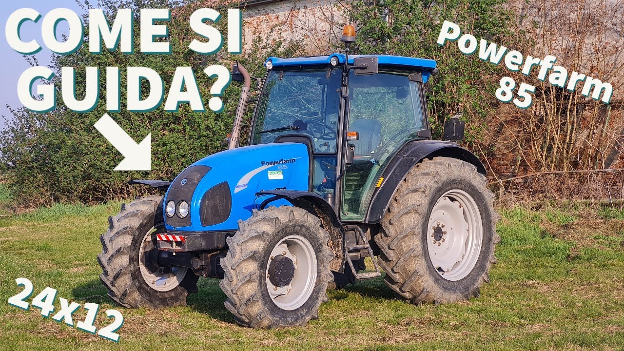 Let's drive Landini Powerfarm 85 [FHD][GoPro]