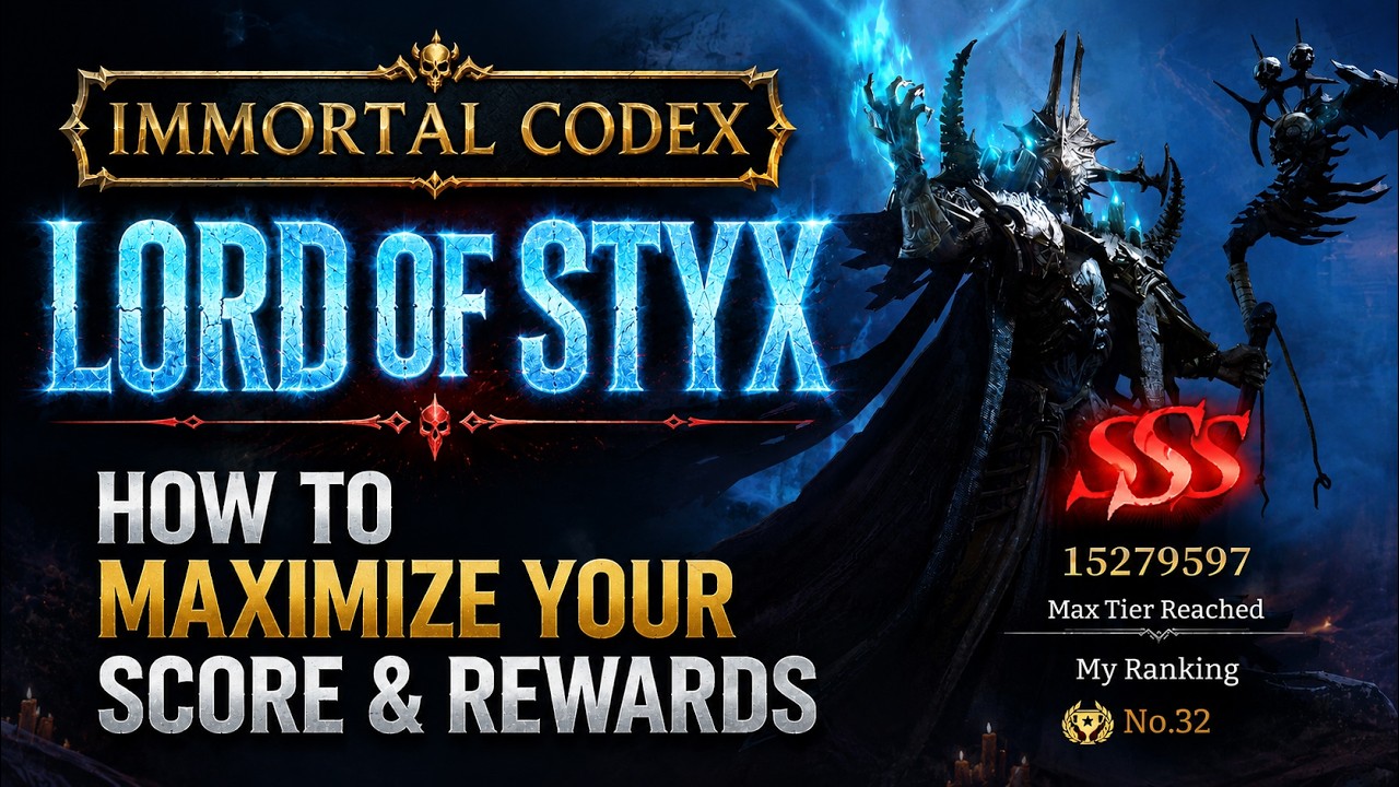 Lord Of Styx &mdash; Бессмертный кодекс | Команда SSS и советы по максимизации очков и наград | WOR