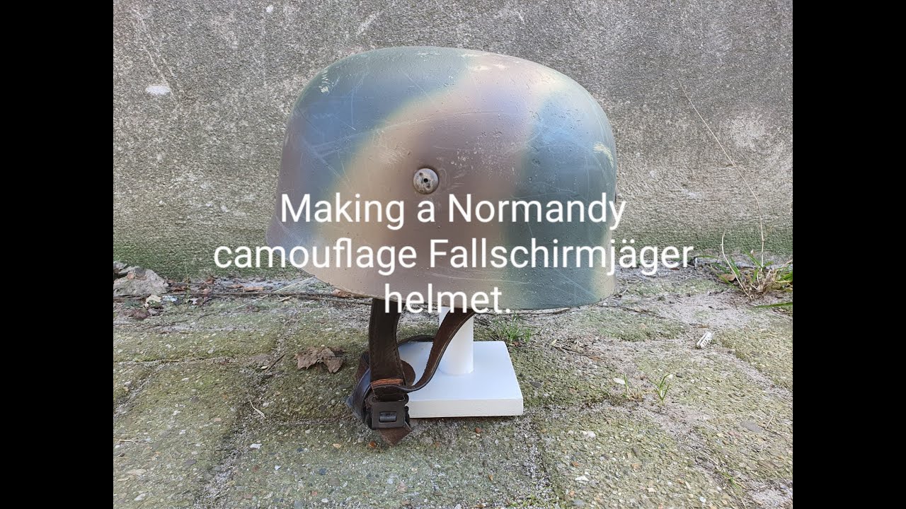 M38 fallschirmjäger helmet project. A first for this one. Learned a lot along the way.
