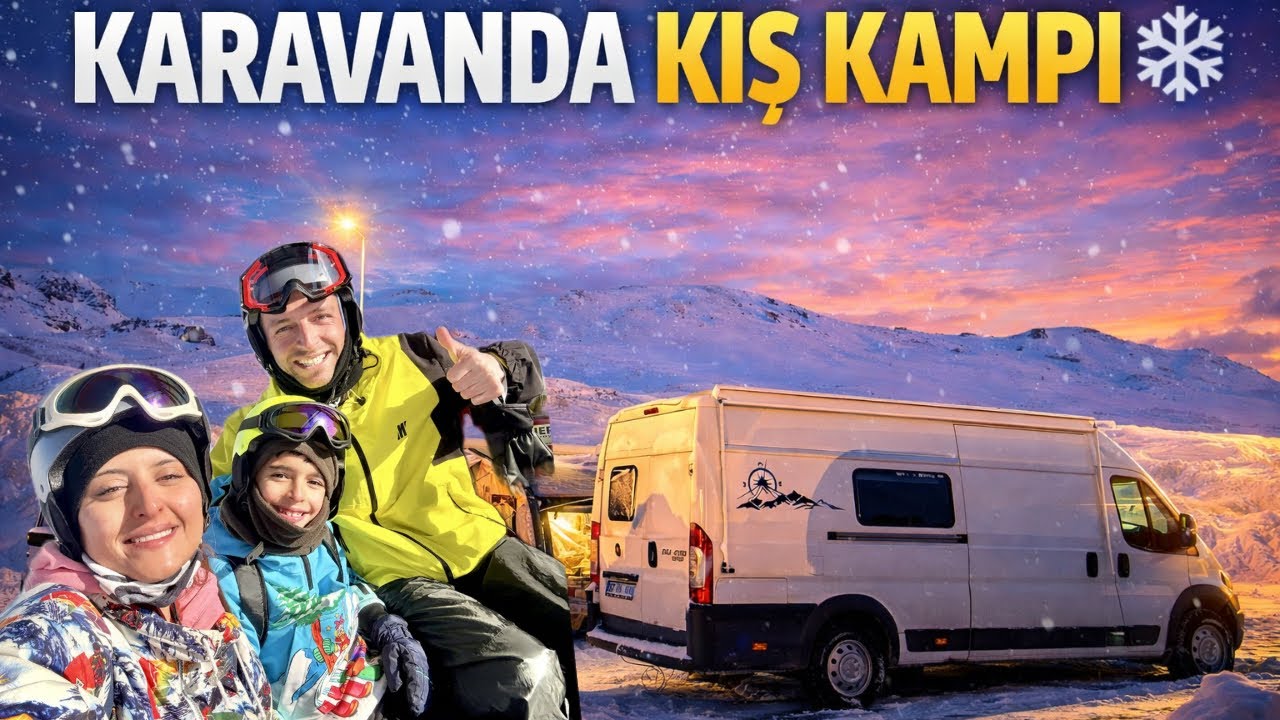 Erciyes’te Karavanda Kış | 250 TL’ye Gerçekten Kalınır mı? ❄️