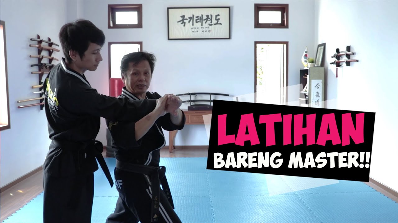 Latihan bersama Master, membedah perbedaan 2 teknik kuncian pergelangan pada Hapkido