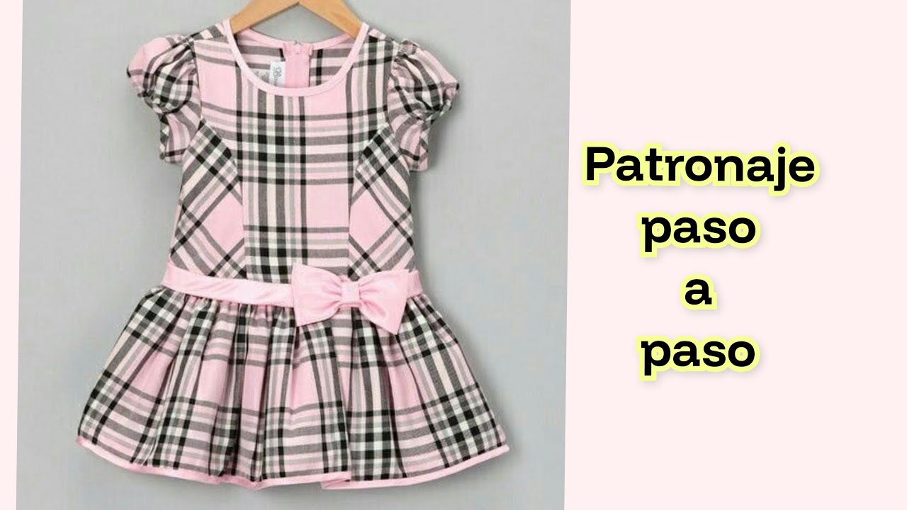 Vestido de talle largo (patronaje)