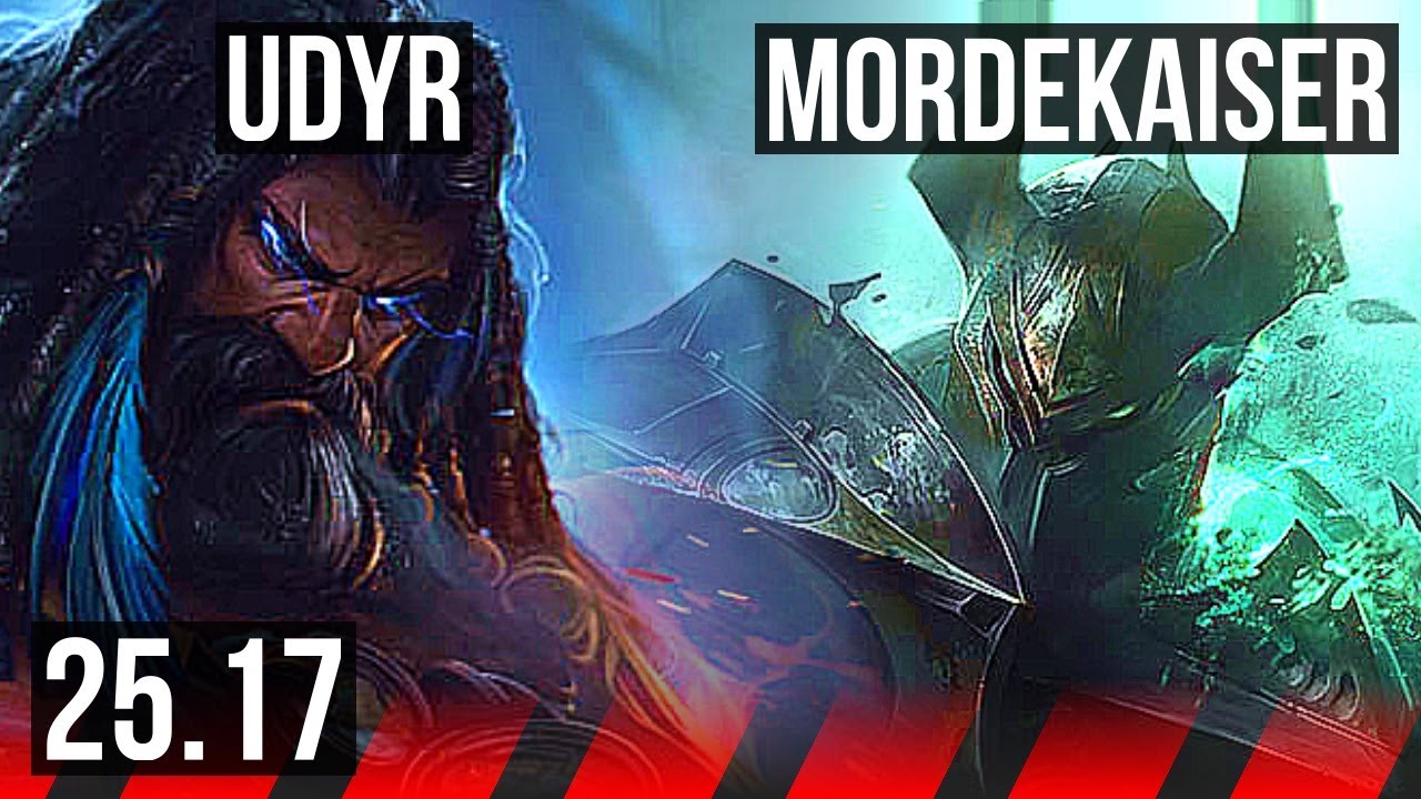 UDYR vs MORDEKAISER (TOP) | 6/0/0, Dominating | EUW Master | 25.17