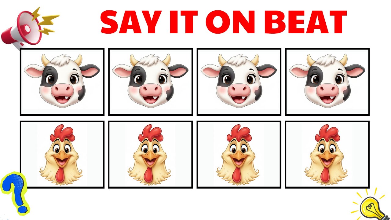 Say The Word On Beat Challenge | Level 1-5